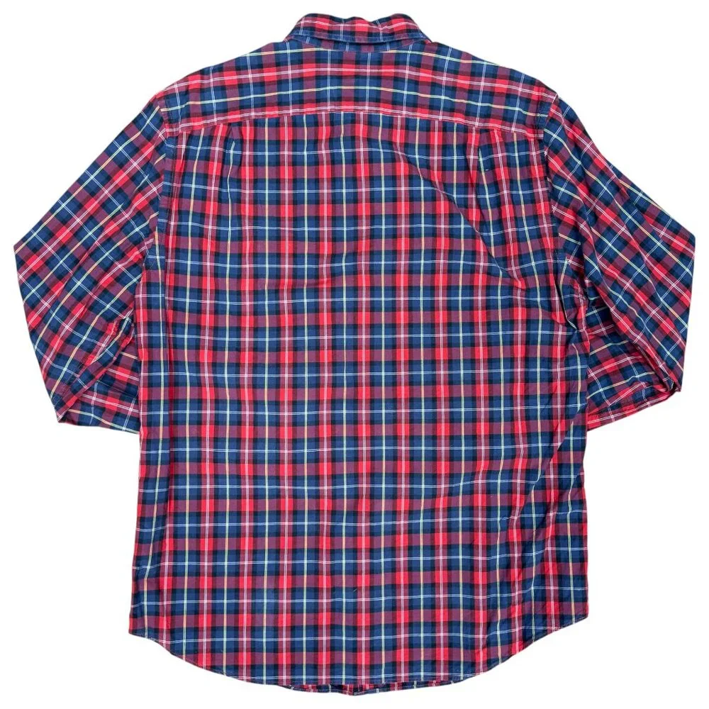 Men's J.‎ CREW Long Sleeve Button-Down Tartan Dress Shirt | Size L